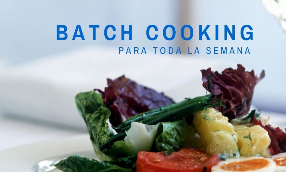 Planea tus comidas con el batch cooking